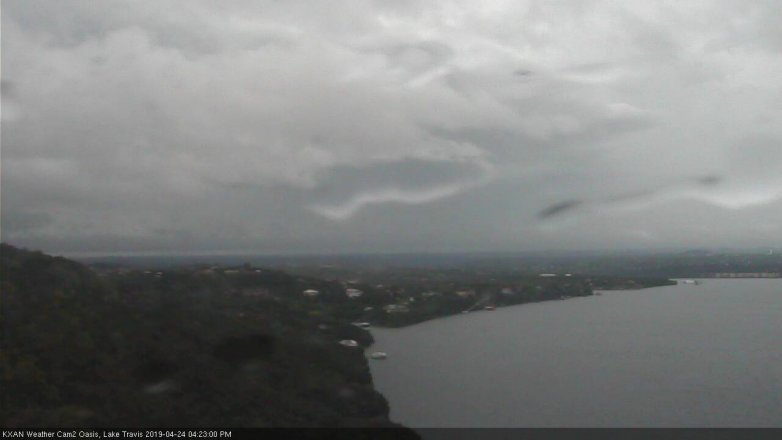Lake Travis webcam, April 24, 2019 3:25 PM CT