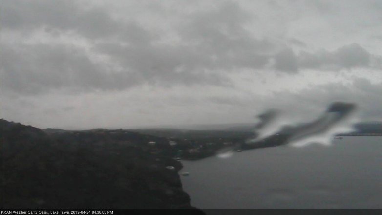 Lake Travis webcam, April 24, 2019 3:40 PM CT