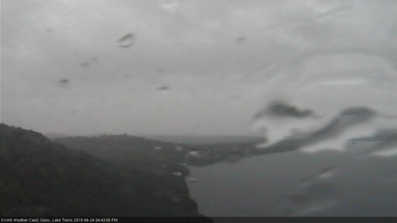 Lake Travis webcam, April 24, 2019 3:45 PM CT