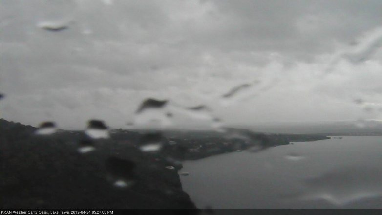 Lake Travis webcam, April 24, 2019 4:30 PM CT