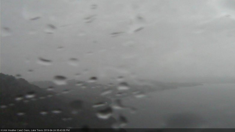 Lake Travis webcam, April 24, 2019 4:45 PM CT