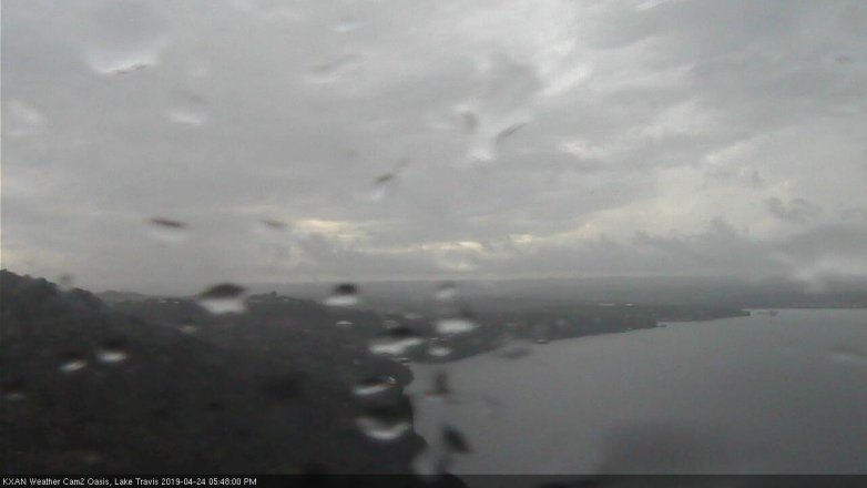 Lake Travis webcam, April 24, 2019 4:50 PM CT