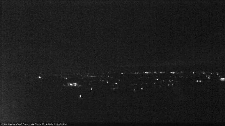 Lake Travis webcam, April 24, 2019 8:05 PM CT