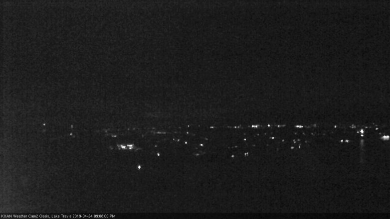 Lake Travis webcam, April 24, 2019 8:10 PM CT