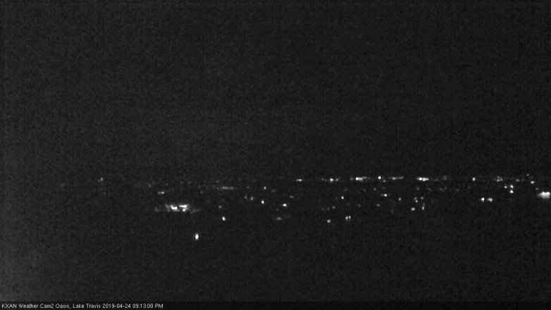 Lake Travis webcam, April 24, 2019 8:15 PM CT