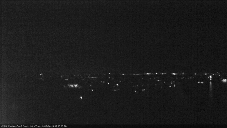 Lake Travis webcam, April 24, 2019 8:35 PM CT