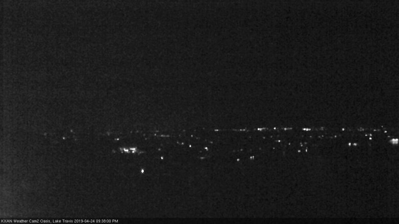 Lake Travis webcam, April 24, 2019 8:40 PM CT