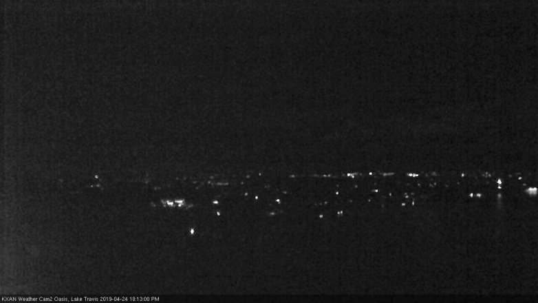 Lake Travis webcam, April 24, 2019 9:15 PM CT