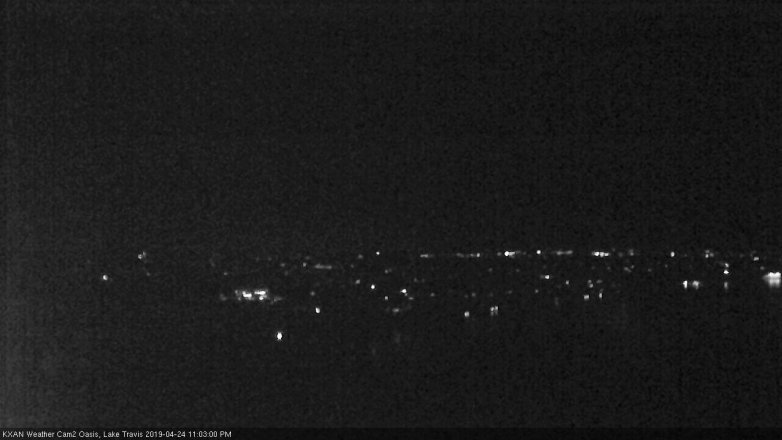 Lake Travis webcam, April 24, 2019 10:05 PM CT