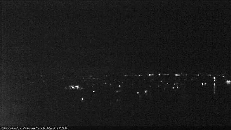 Lake Travis webcam, April 24, 2019 10:35 PM CT