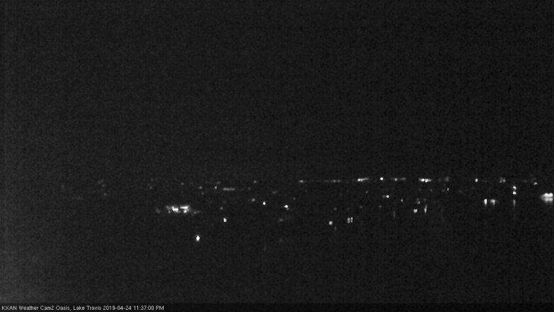 Lake Travis webcam, April 24, 2019 10:40 PM CT