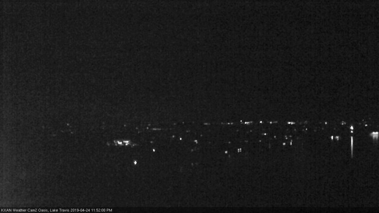 Lake Travis webcam, April 24, 2019 10:55 PM CT