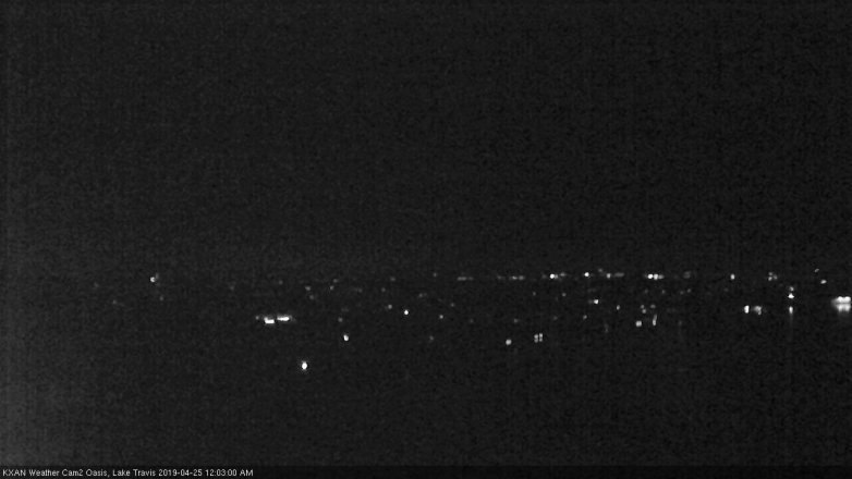 Lake Travis webcam, April 24, 2019 11:05 PM CT