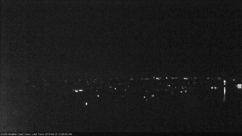 Lake Travis webcam, April 24, 2019 11:10 PM CT