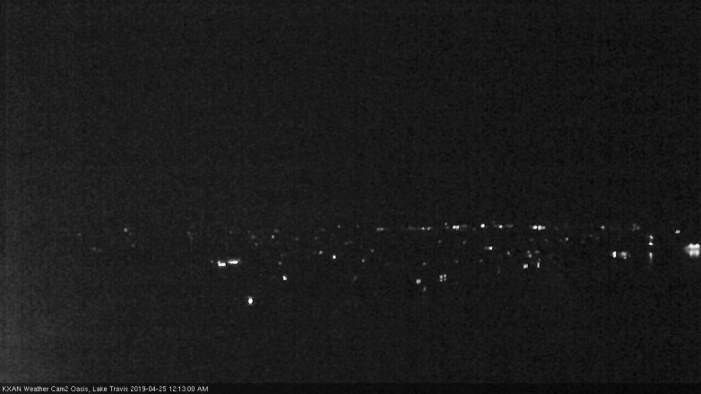 Lake Travis webcam, April 24, 2019 11:15 PM CT