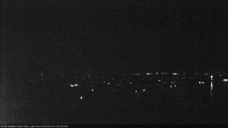 Lake Travis webcam, April 24, 2019 11:25 PM CT