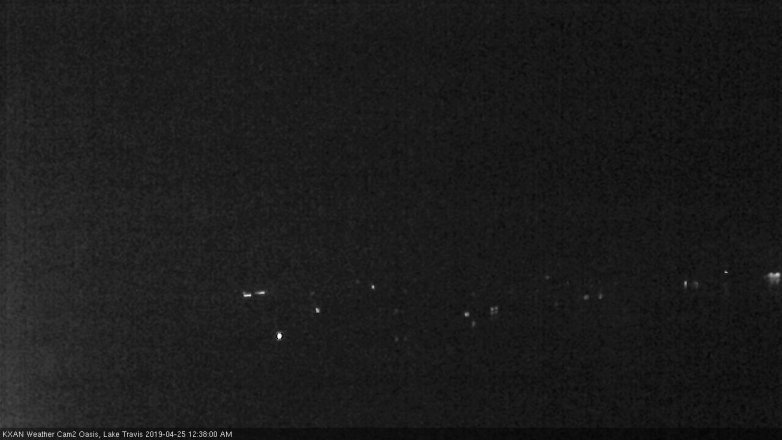 Lake Travis webcam, April 24, 2019 11:40 PM CT