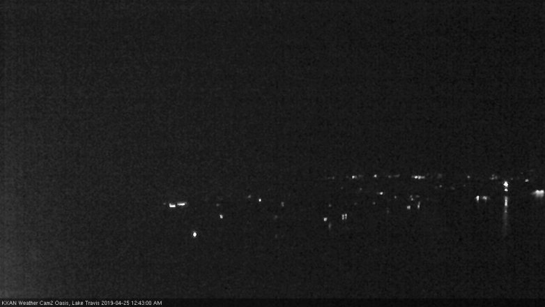 Lake Travis webcam, April 24, 2019 11:45 PM CT