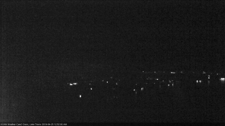 Lake Travis webcam, April 24, 2019 11:55 PM CT