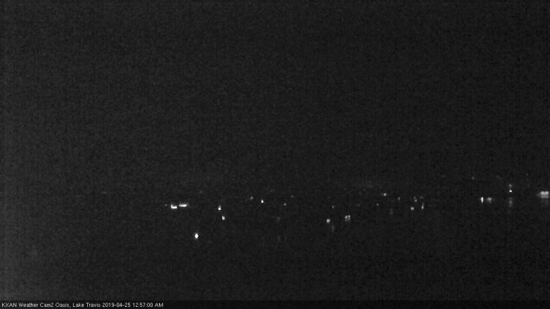 Lake Travis webcam, April 24, 2019 12:00 AM CT