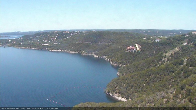 Lake Travis webcam, April 25, 2019 12:20 PM CT