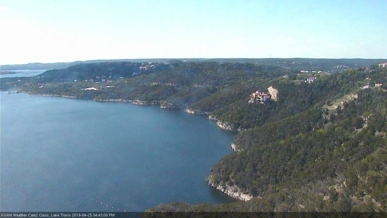 Lake Travis webcam, April 25, 2019 3:45 PM CT