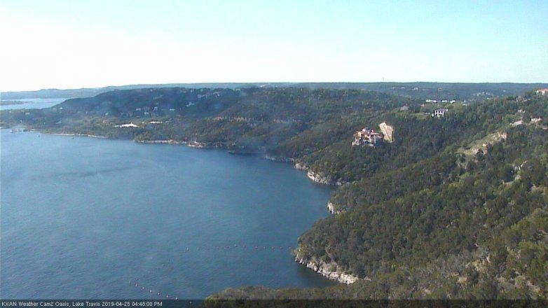 Lake Travis webcam, April 25, 2019 3:50 PM CT
