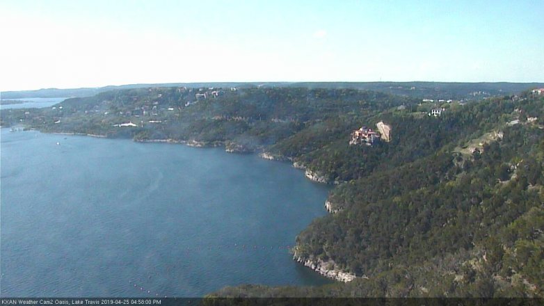 Lake Travis webcam, April 25, 2019 4:00 PM CT