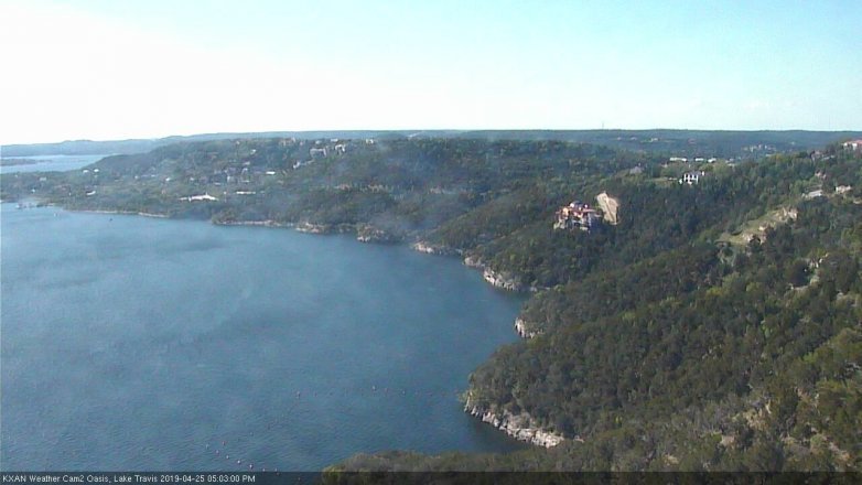 Lake Travis webcam, April 25, 2019 4:05 PM CT