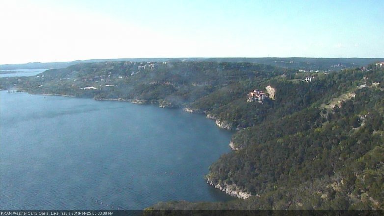 Lake Travis webcam, April 25, 2019 4:10 PM CT