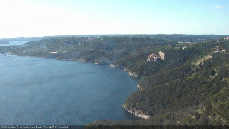 Lake Travis webcam, April 25, 2019 4:15 PM CT