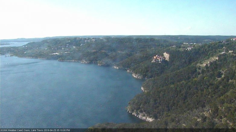 Lake Travis webcam, April 25, 2019 4:20 PM CT