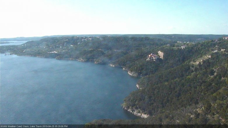 Lake Travis webcam, April 25, 2019 4:30 PM CT