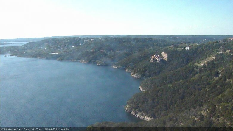 Lake Travis webcam, April 25, 2019 4:35 PM CT