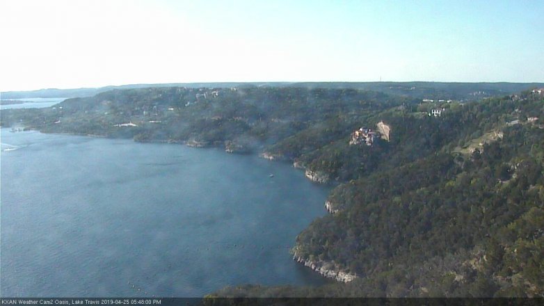 Lake Travis webcam, April 25, 2019 4:50 PM CT