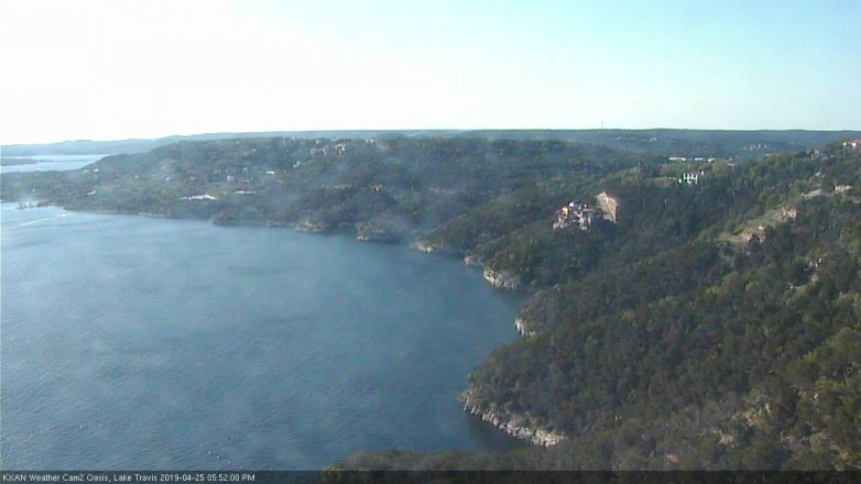 Lake Travis webcam, April 25, 2019 4:55 PM CT