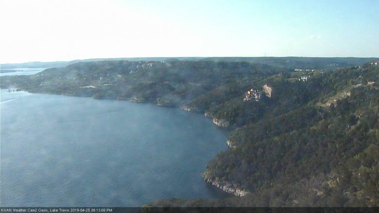 Lake Travis webcam, April 25, 2019 5:15 PM CT