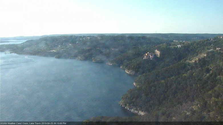 Lake Travis webcam, April 25, 2019 5:20 PM CT