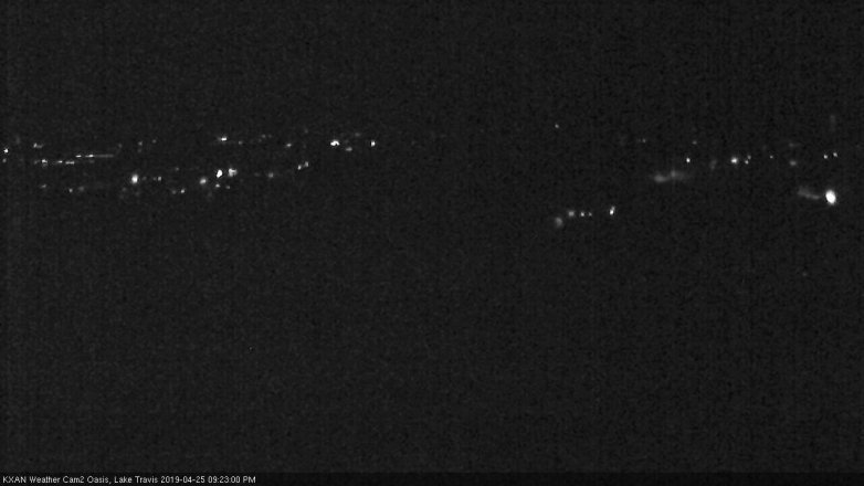 Lake Travis webcam, April 25, 2019 8:25 PM CT