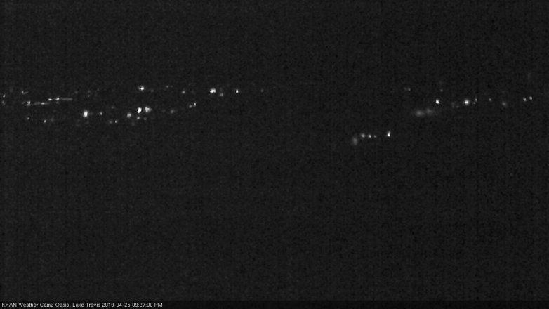 Lake Travis webcam, April 25, 2019 8:30 PM CT