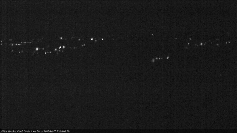 Lake Travis webcam, April 25, 2019 8:35 PM CT