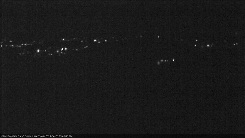 Lake Travis webcam, April 25, 2019 8:50 PM CT