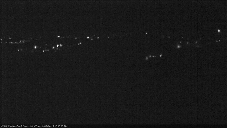 Lake Travis webcam, April 25, 2019 9:10 PM CT