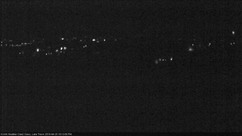 Lake Travis webcam, April 25, 2019 9:15 PM CT
