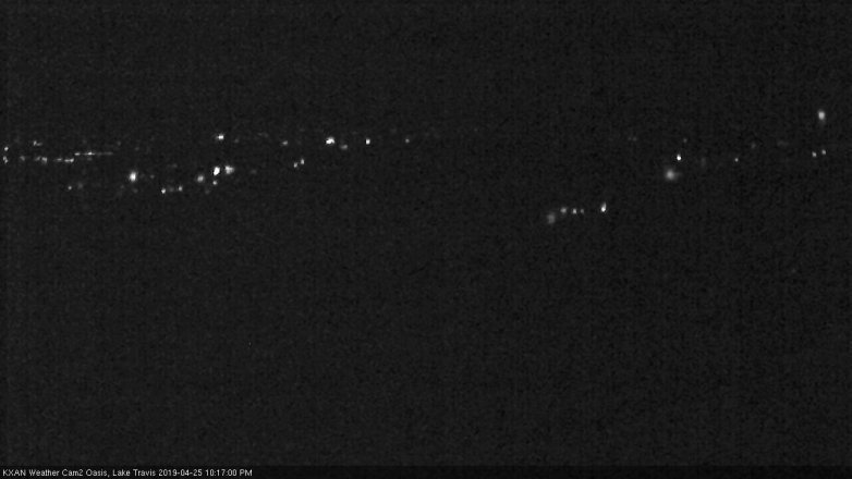 Lake Travis webcam, April 25, 2019 9:20 PM CT