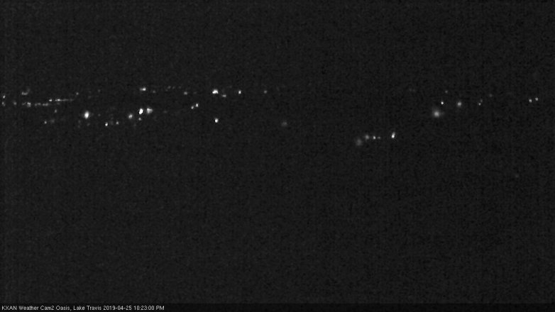 Lake Travis webcam, April 25, 2019 9:25 PM CT