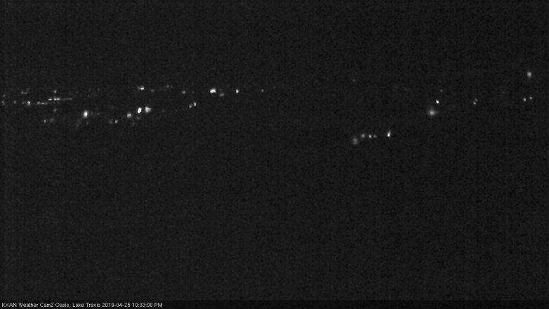 Lake Travis webcam, April 25, 2019 9:35 PM CT