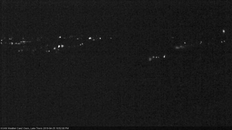 Lake Travis webcam, April 25, 2019 9:55 PM CT