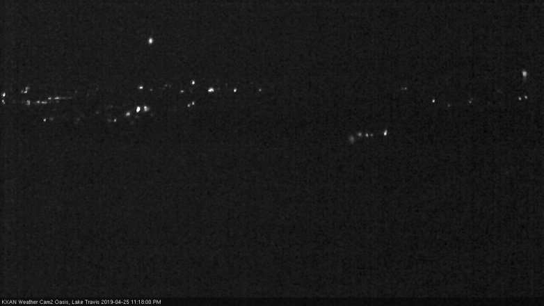 Lake Travis webcam, April 25, 2019 10:20 PM CT
