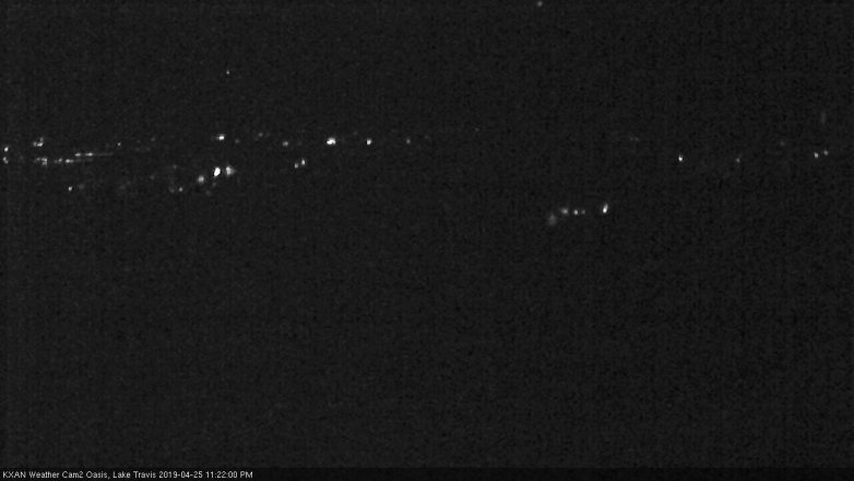 Lake Travis webcam, April 25, 2019 10:25 PM CT